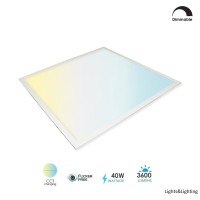 Smart WiFi Enabled LED Panel Light Colour Changing&Dimmable 60x60cms