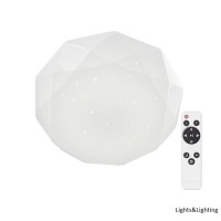 Led Ceiling Lamp With Remote Control Round Ip20 24w/36w/48w/72w/96w/120w/140w