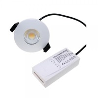 6 Watt Exterior Smd Round Smart Recessed Fire Rated Bathroom Downlights