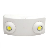 White 2-Light Integrated LED Emergency Light