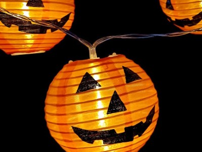 LED Halloween Pumpkin Lantern Str