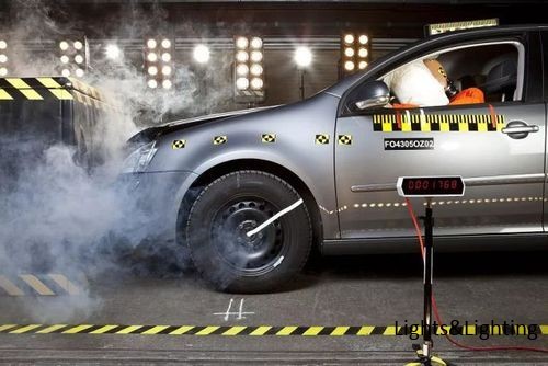 Crash test lighting-professional car test lighting