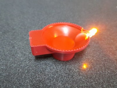 Diya LED Light with Button Cell BatteriesImage1
